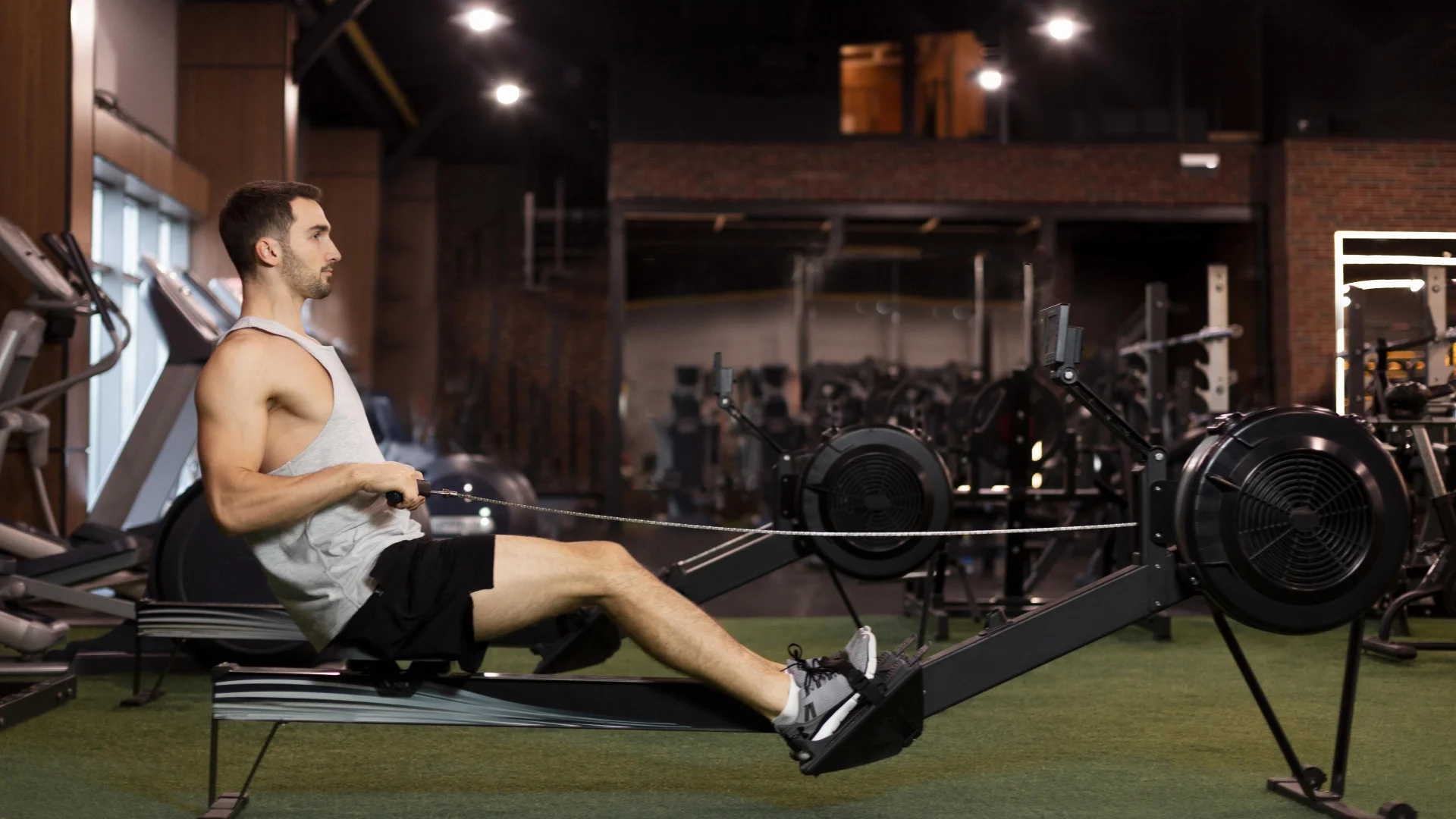 Row time to burn fat